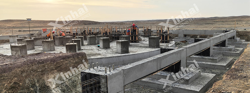 Construction of a 1.5 million tpa copper ore flotation plant.jpg Construction of a 1.5 million tpa copper ore flotation plant.jpg